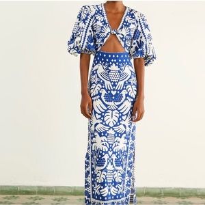 farm rio jungle scarf dress